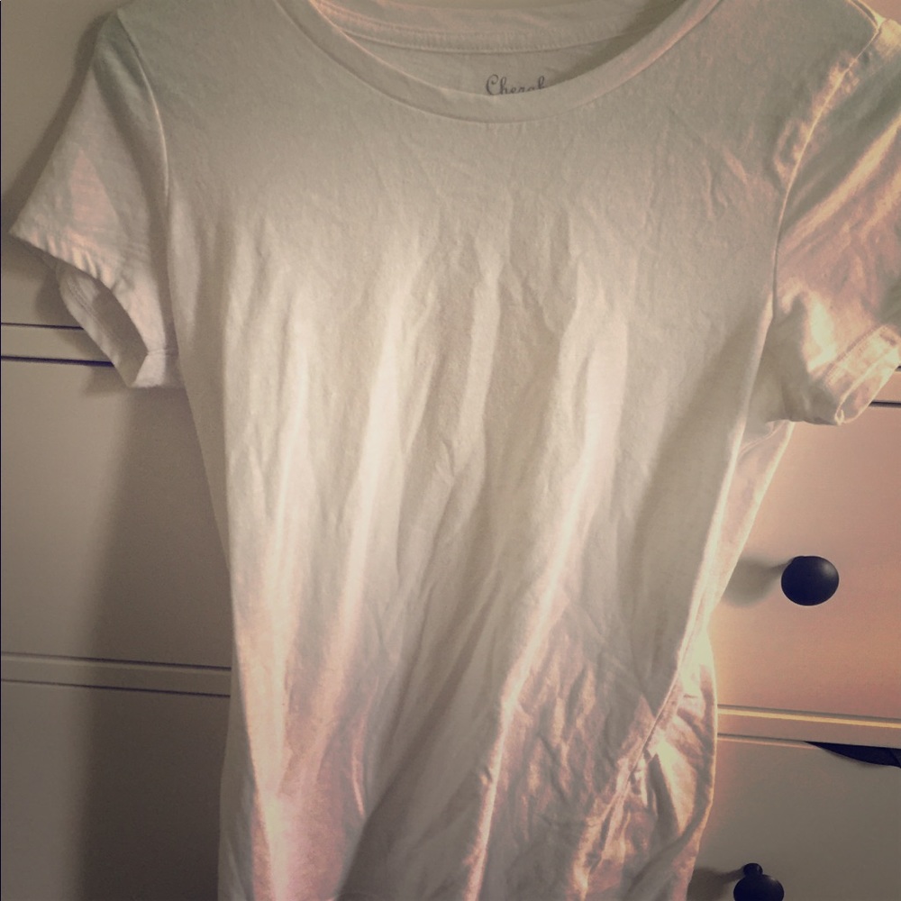 Cherokee plain white child’s extra large t-shirt